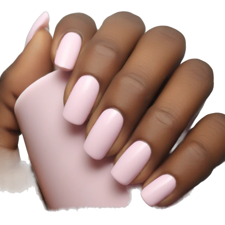 pastel pink manicure emoji