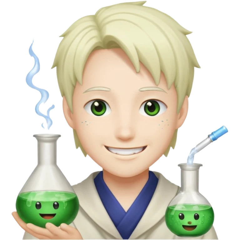 Senku ishigami with potion emoji