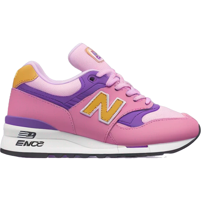 new balance pink and purple 9060s emoji