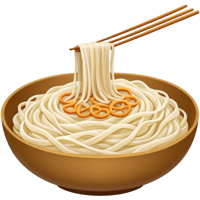 A pack of rice noodles emoji
