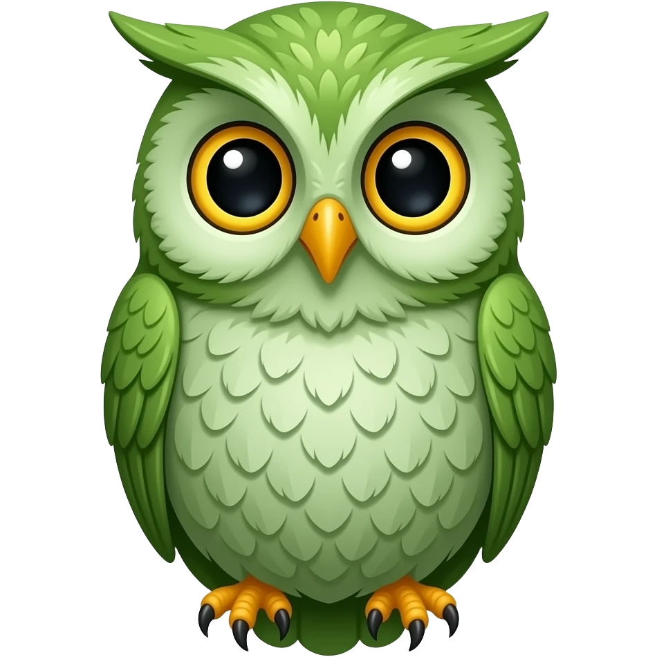 green owl emoji