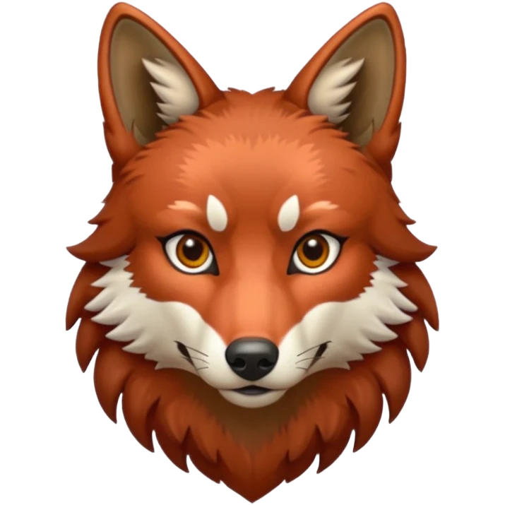 red wolf emoji