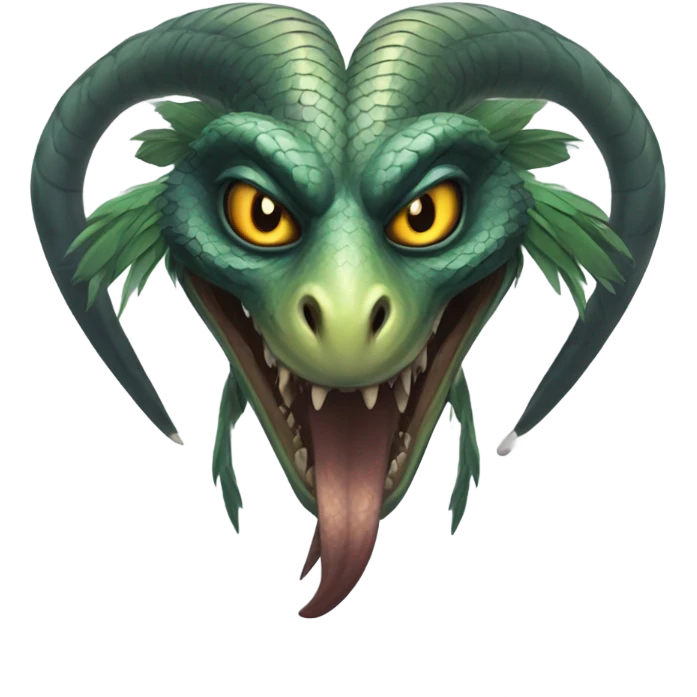 garuda snake demon who resembles nole musk emoji