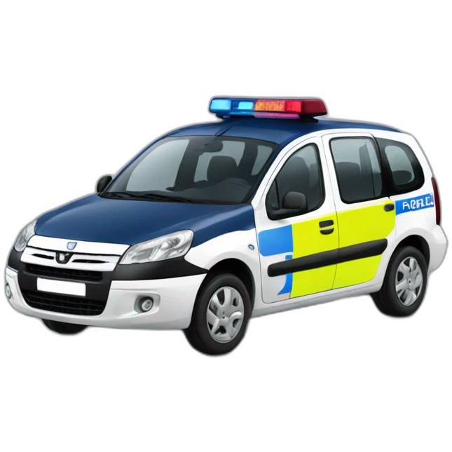 Peugeot-partner police emoji
