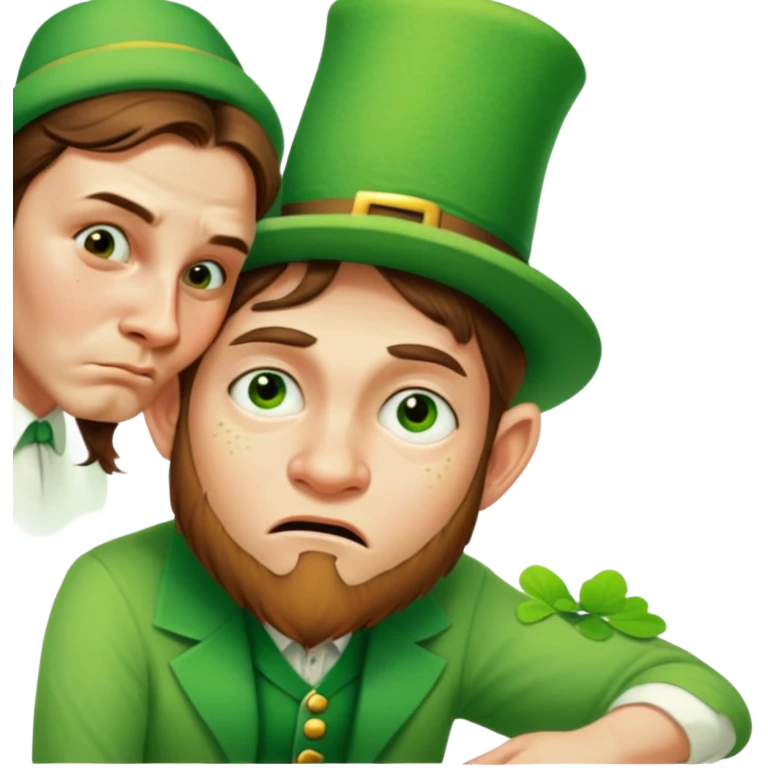 Sad Leprechaun emoji