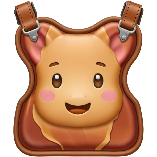 Bacon and Belt Ascii emoji emoji