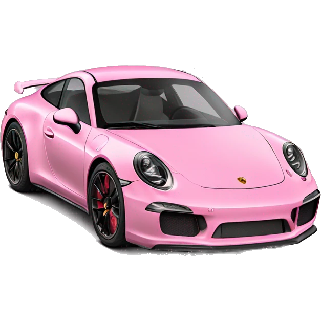 Baby pink porche 911 gts emoji