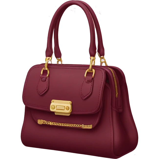 burgundy miu miu purse   emoji