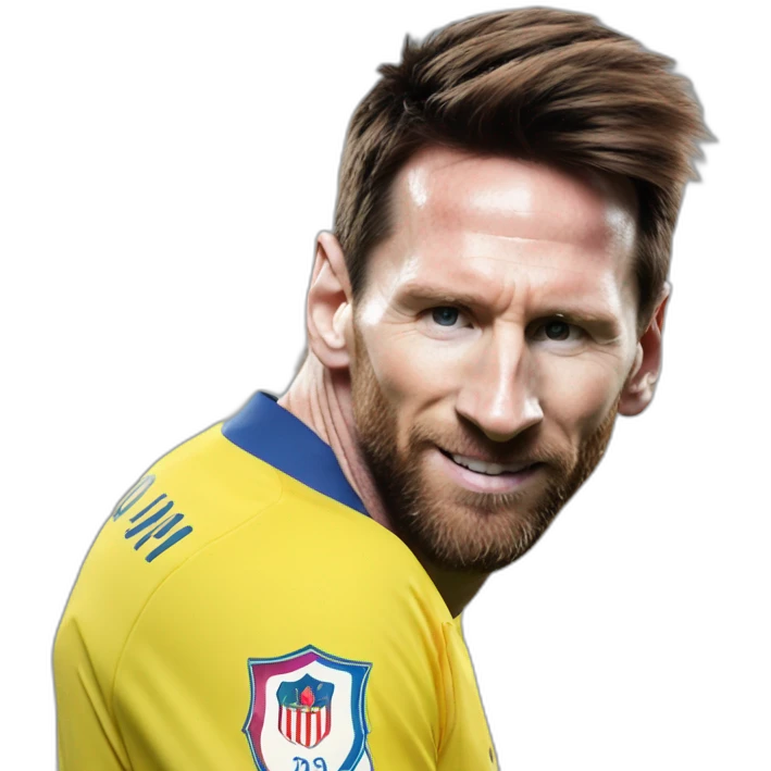 messi en train d'embrasser macron emoji
