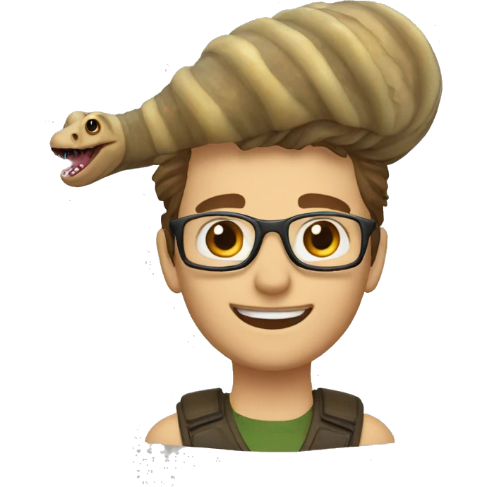 Dune sandworm with Nerd Rider emoji