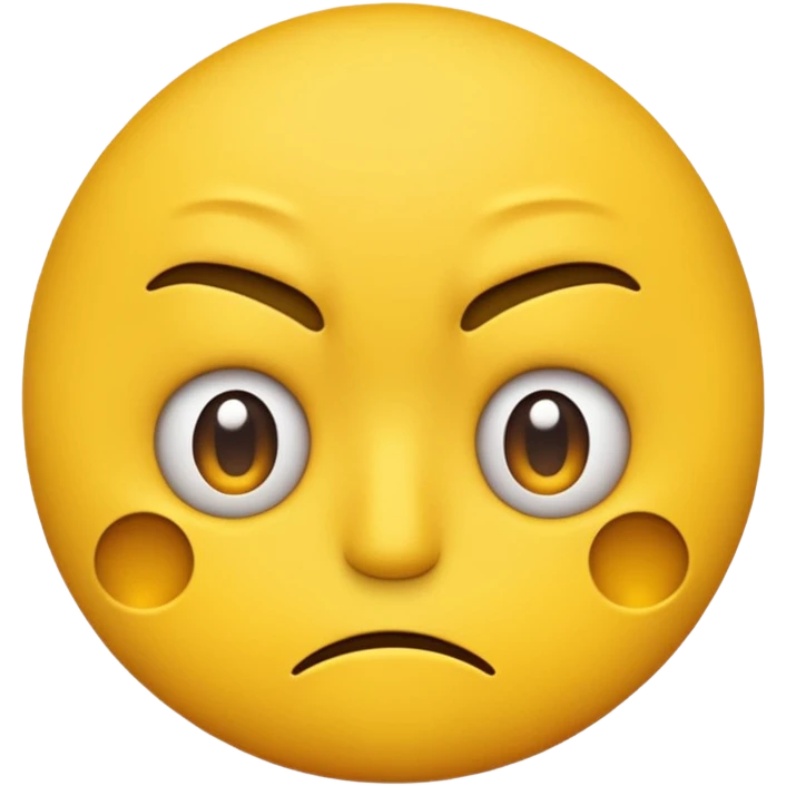 Disappointed like a regular emoji  emoji