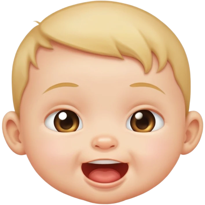 Baby mewing emoji