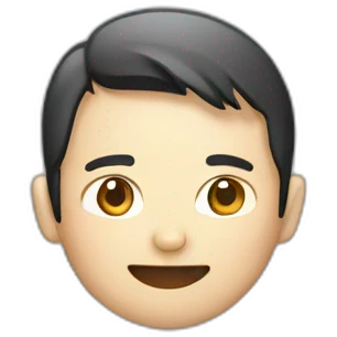 japanese no glasses software engineer with macbook emoji