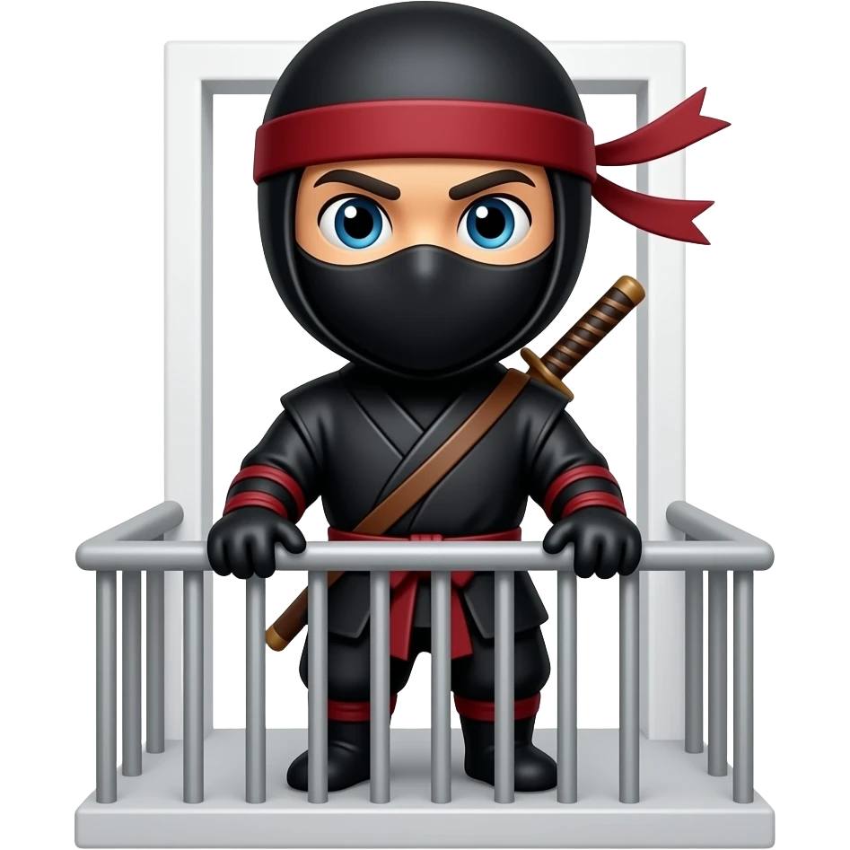Ninja balnco emoji
