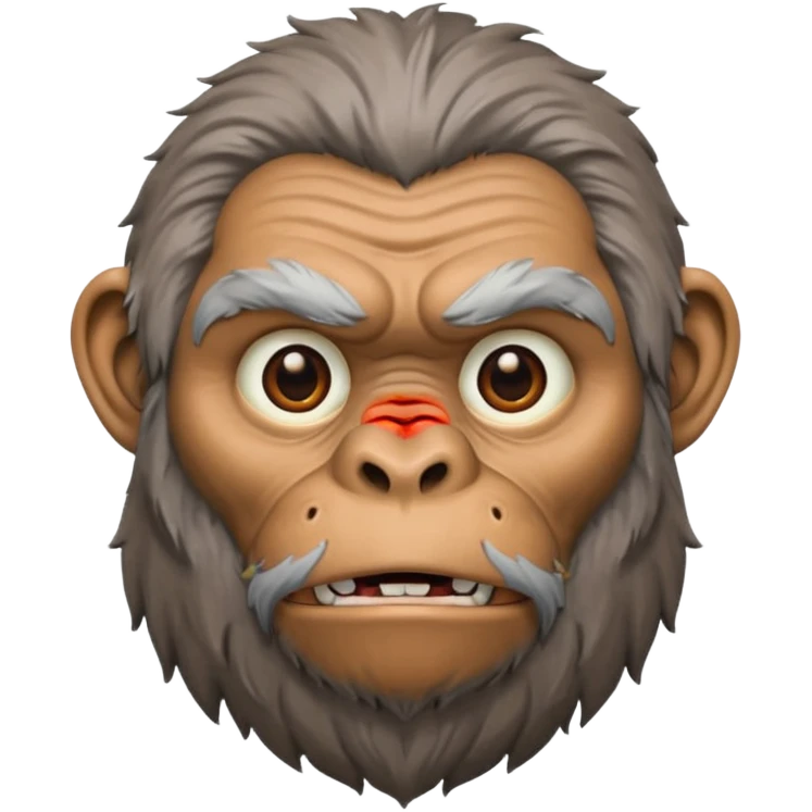 ancient ape, beard emoji