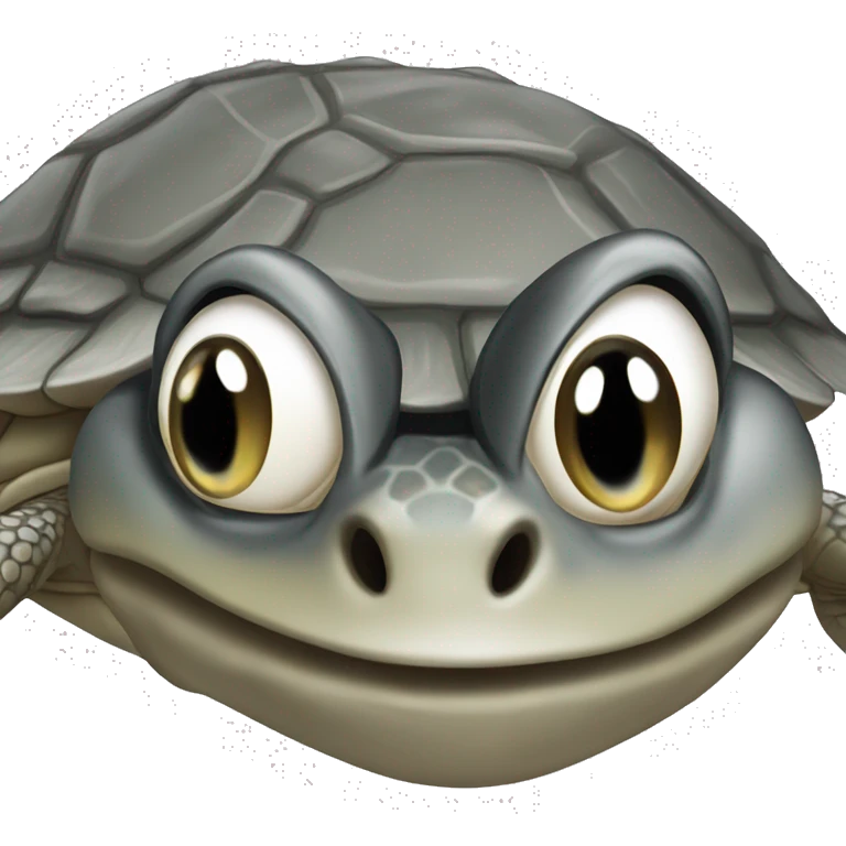 grey map turtle head emoji