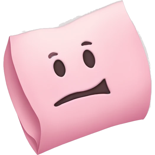 pastel pink note emoji