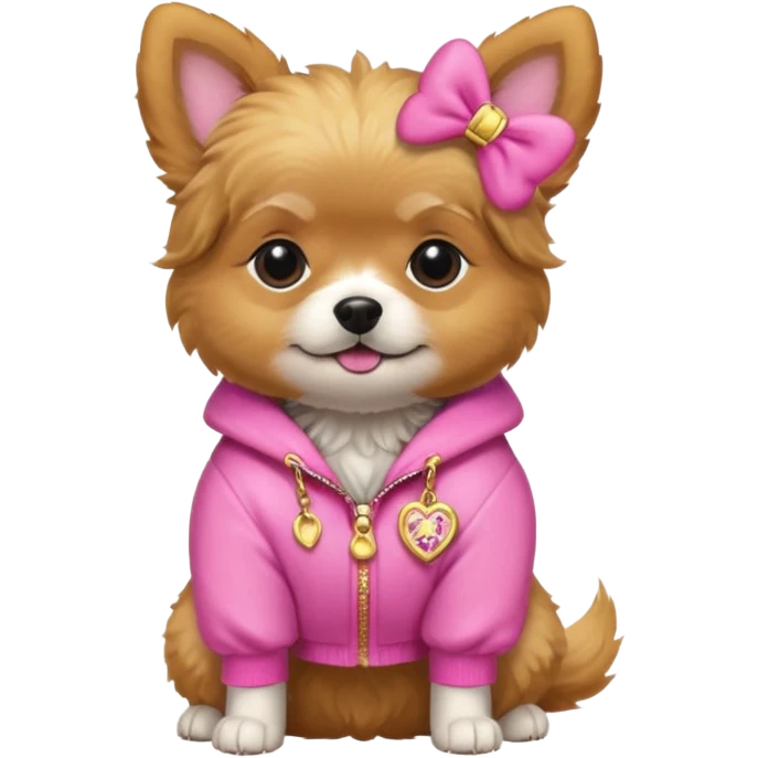 Juicy Couture dog  emoji
