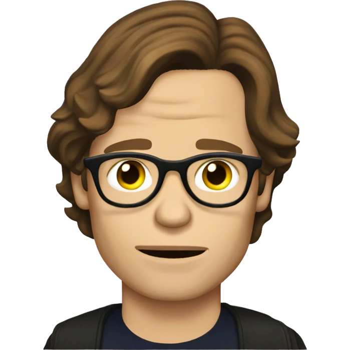 Spencer Reid from Criminal Minds reading emoji