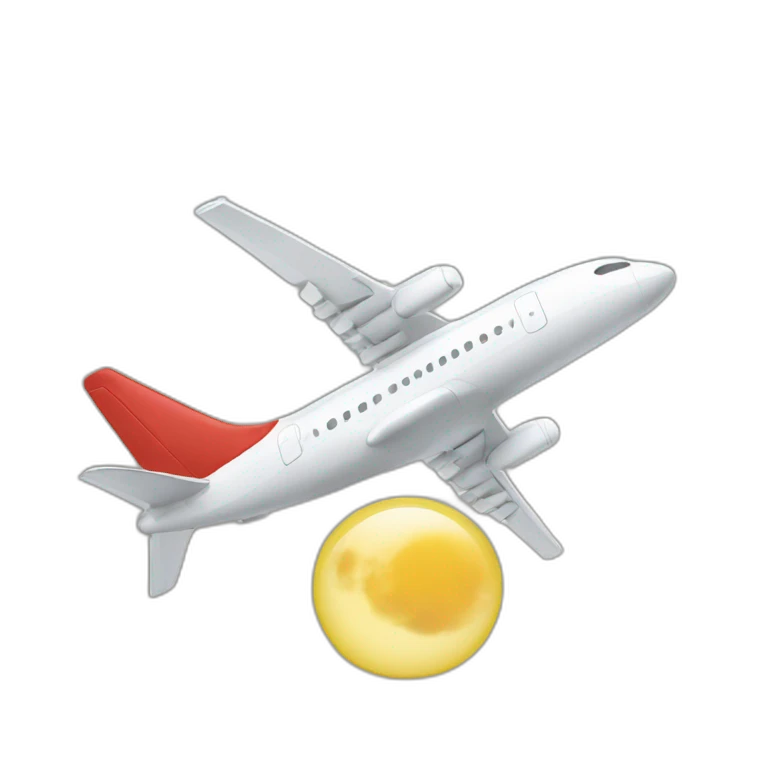 aeroplane landing emoji