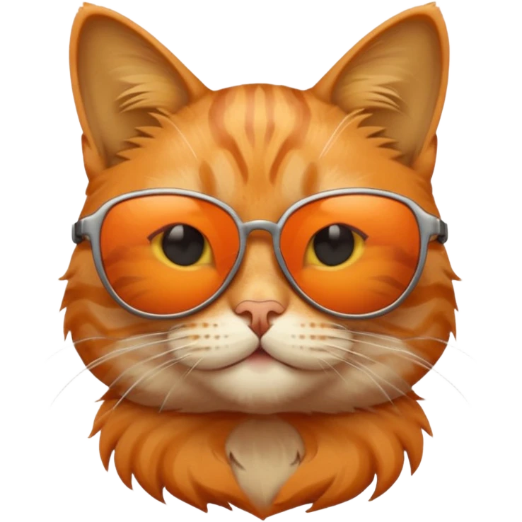 Cat wearing sunglasses emoji