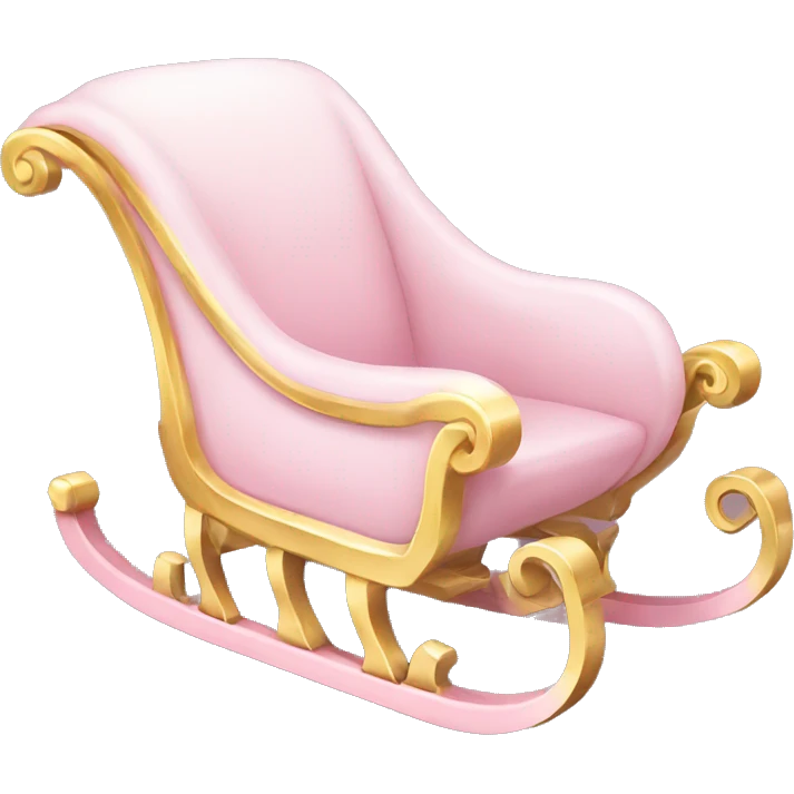 light pink sleigh emoji