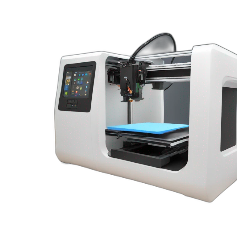3d Printer Printing 3d Printer emoji