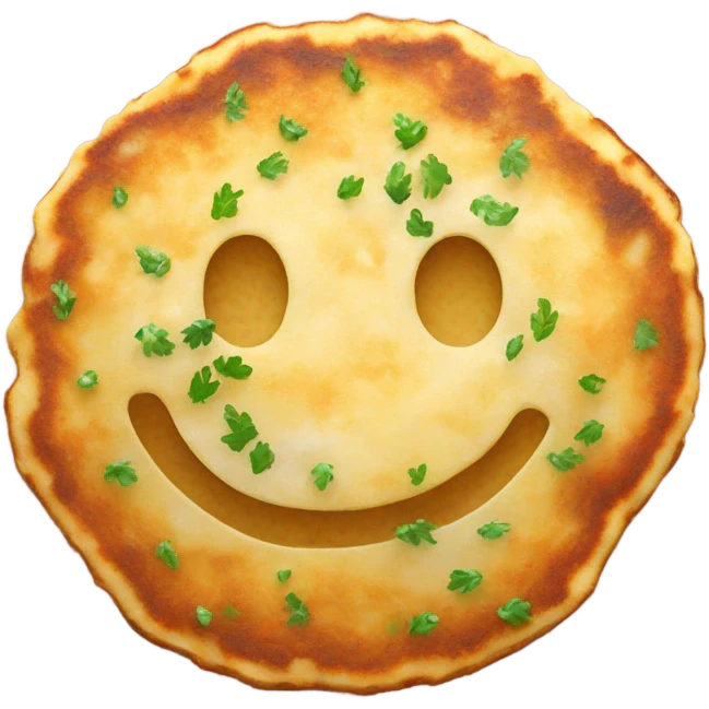 Potato pancake emoji