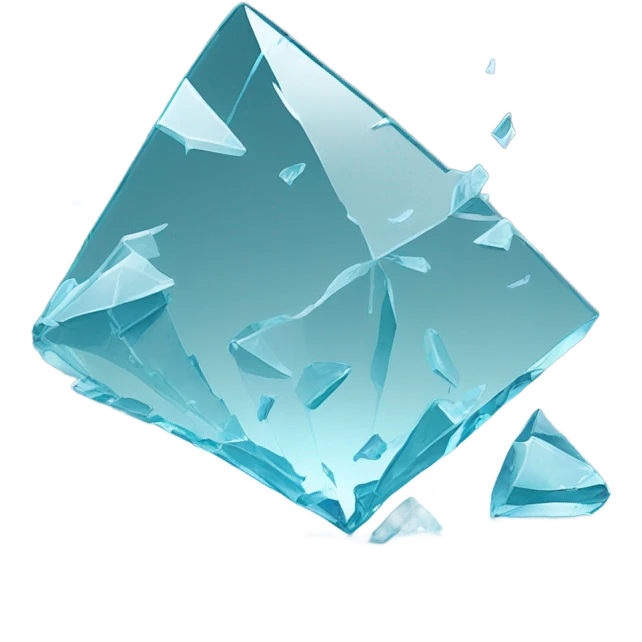 Broken glass emoji
