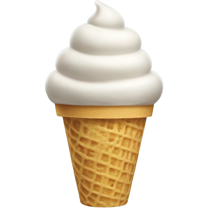 Stock king ice cream emoji