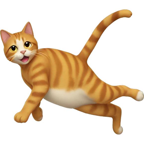 Cat cartwheeling  emoji