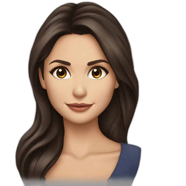 Ian Somerhalder  embrasse Nina Dobrev emoji