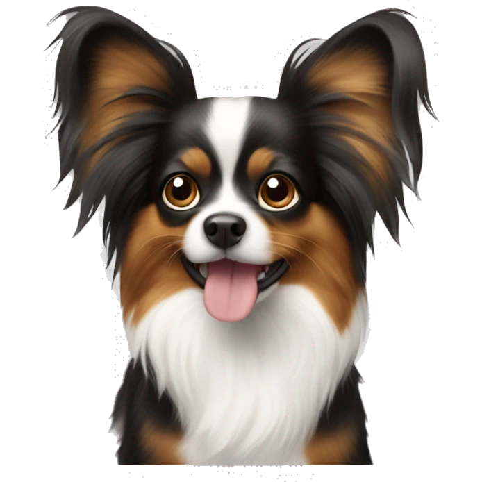 Dog papillon  emoji