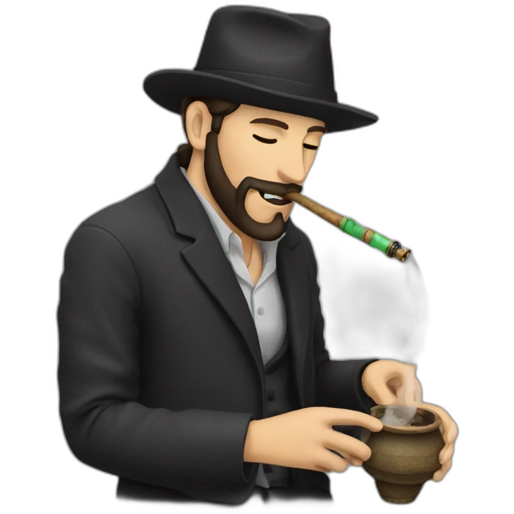 jew smoking hookah emoji