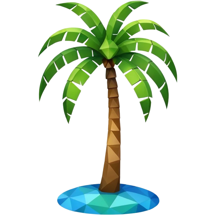 abstract palm tree emoji