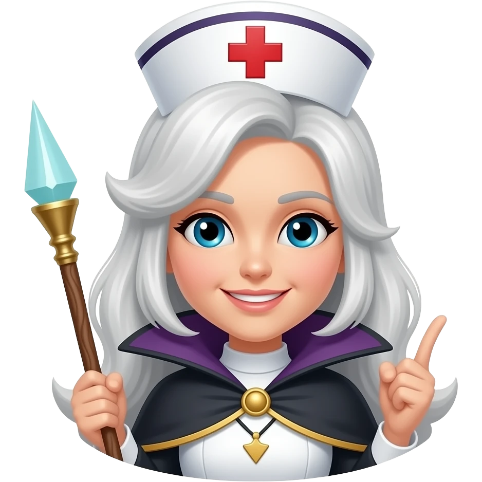 Nurse wizard emoji