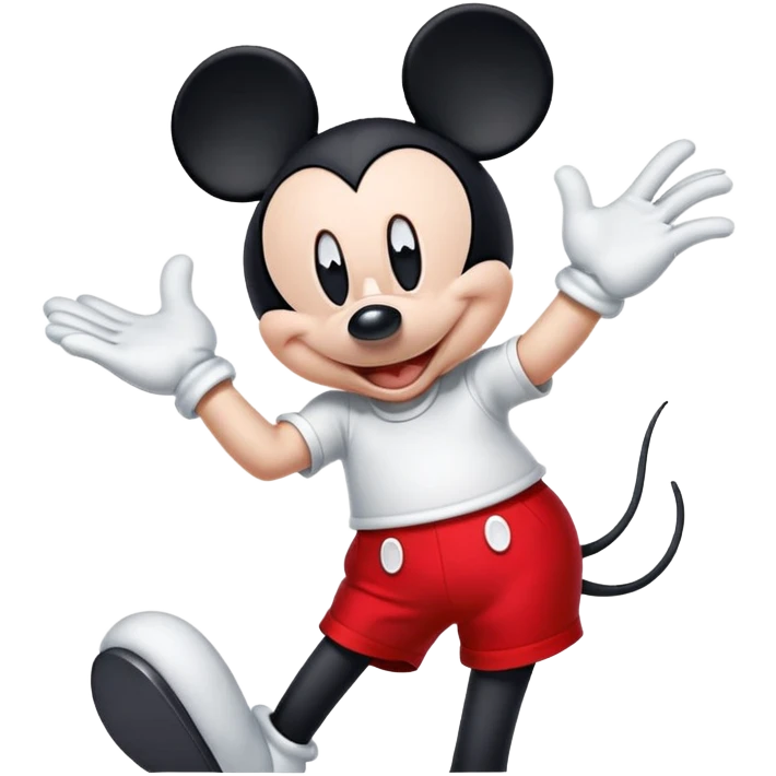 classic Mickey Mouse emoji