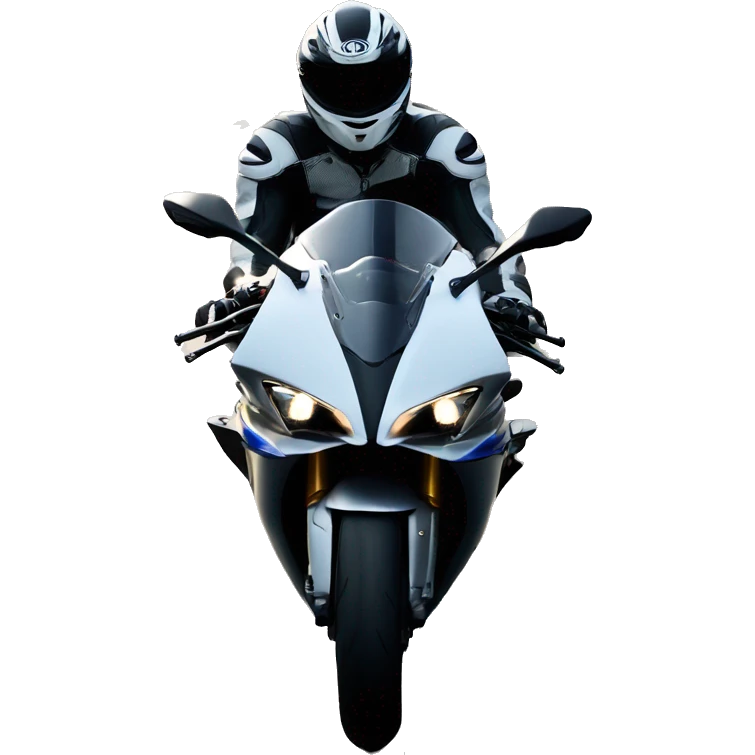 man on yamaha r1m emoji