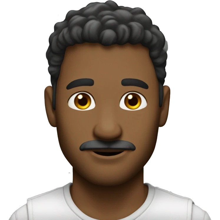 Белый Мужчина делающий грунт для растений  emoji