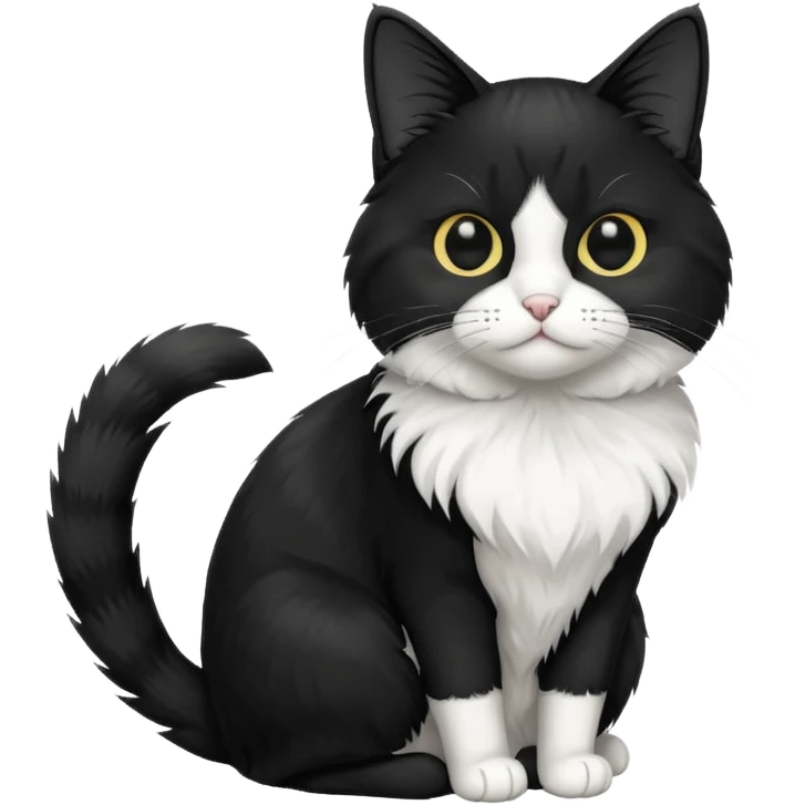 tuxedo cat emoji