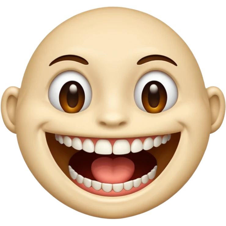 a face with a large opened mouth emoji