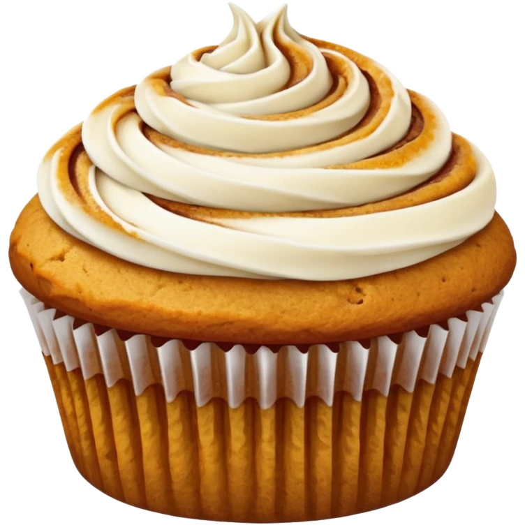 Pumpkin Spice Swirl Cupcakes emoji