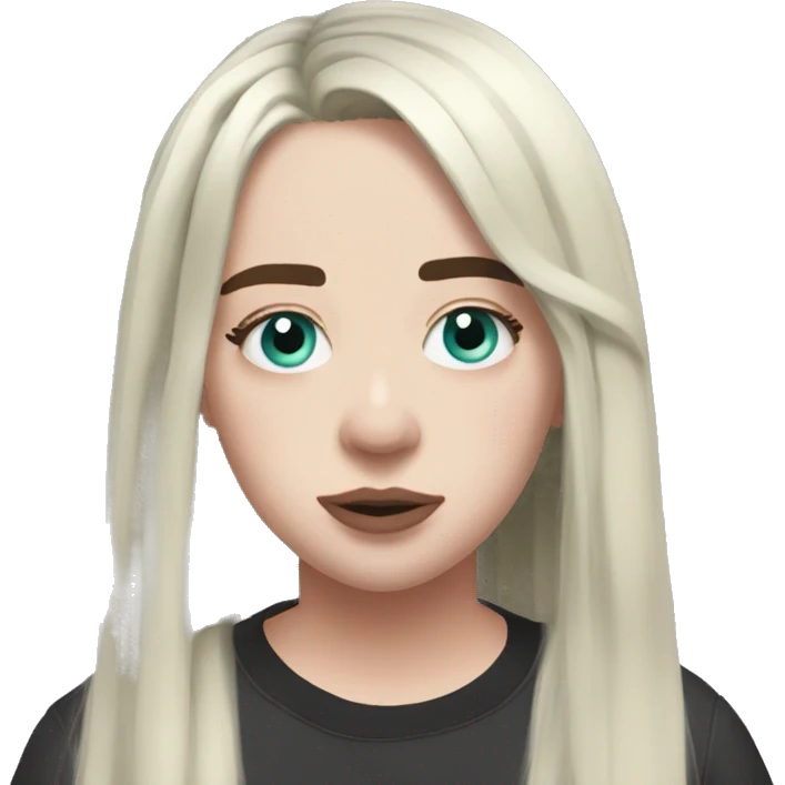 Billie Eilish flirty emoji