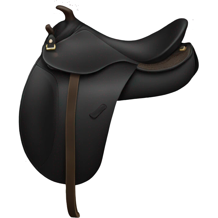 Black saddle emoji