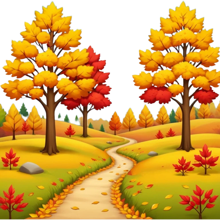 fall landscape emoji