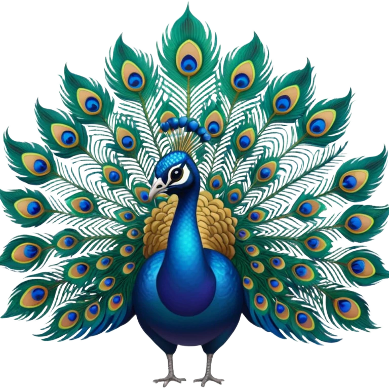 peacock
 emoji