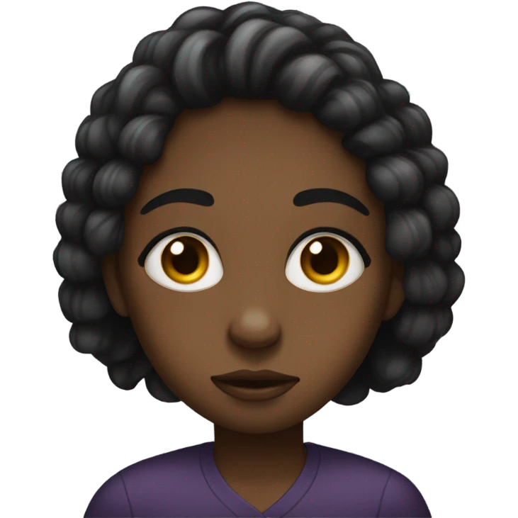 black girl emoji crying  emoji