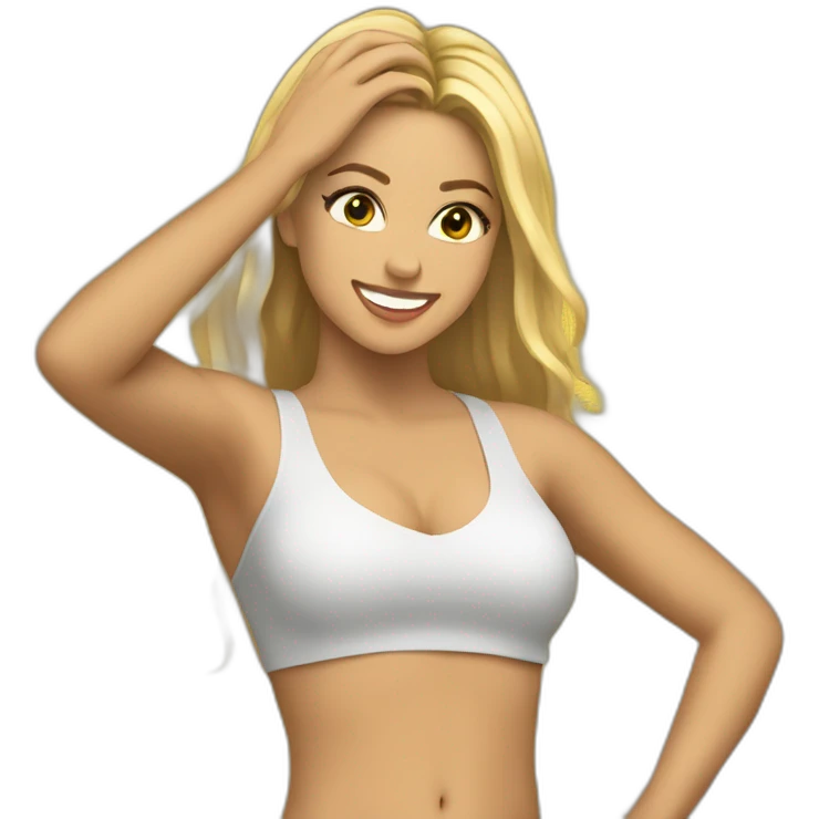 shakira bailando emoji