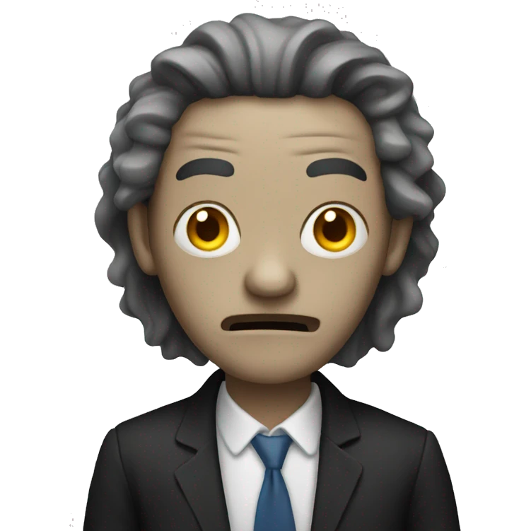 Scary person  emoji