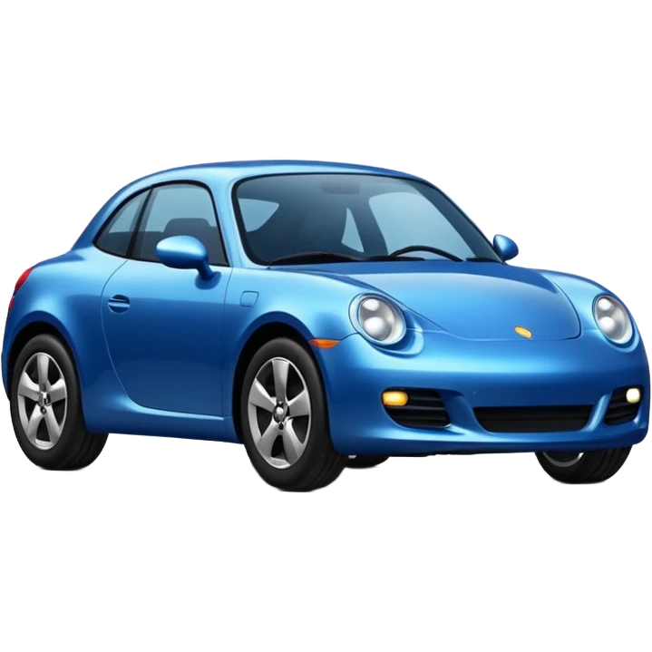 coche bleue certif emoji